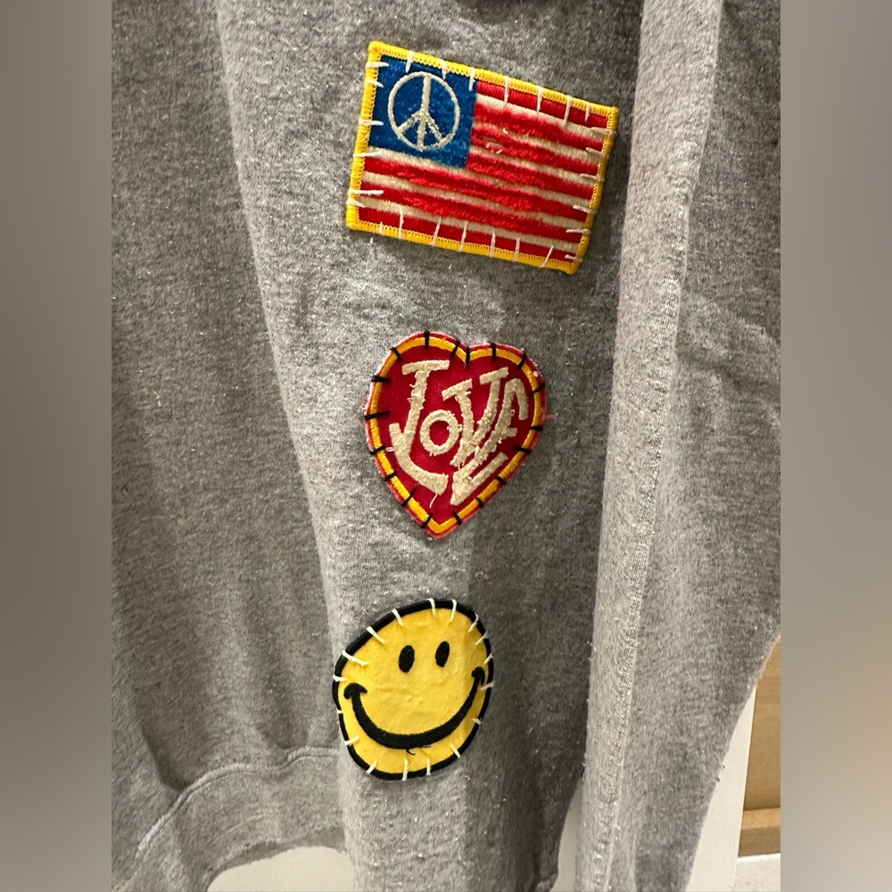 Patchwork sweat top - Picture 3 of 5